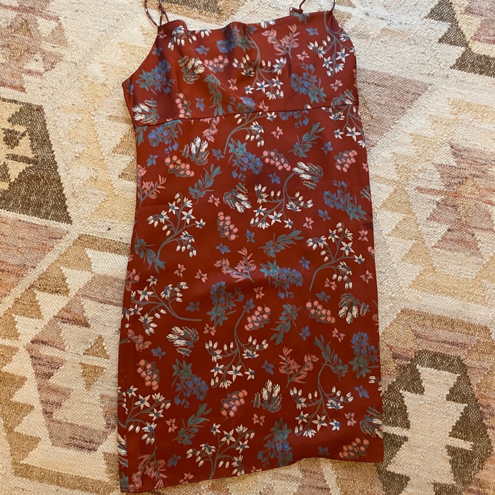 Lulu silk mini dress